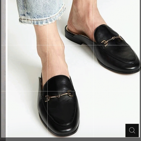 Sam Edelman Shoes - Sam Edelman Linnie Bit Mules / Black Leather Flats Size 10.5.